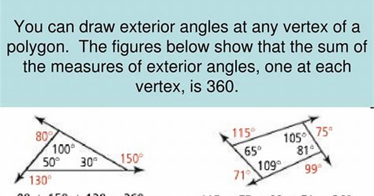 Angle Sum Theorem