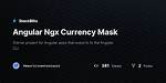 Angular 8 Custom Currency Mask