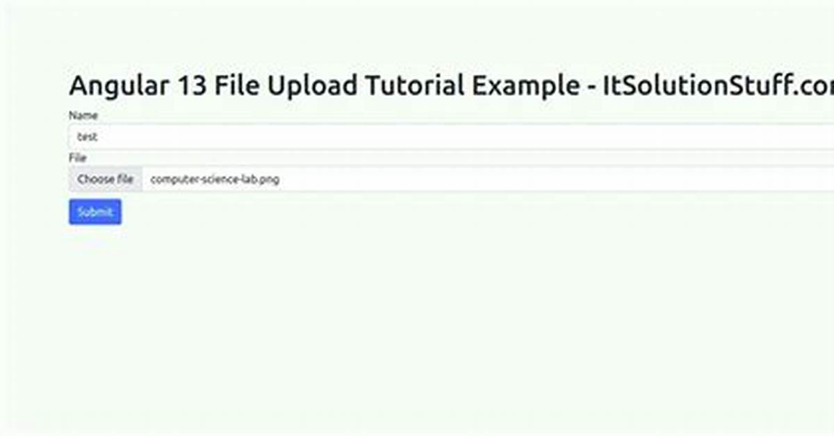Angular File Upload