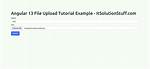 Angular File Upload