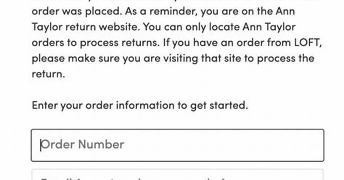 Anntaylor. Com/Returns