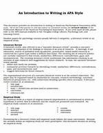 Apa Introduction