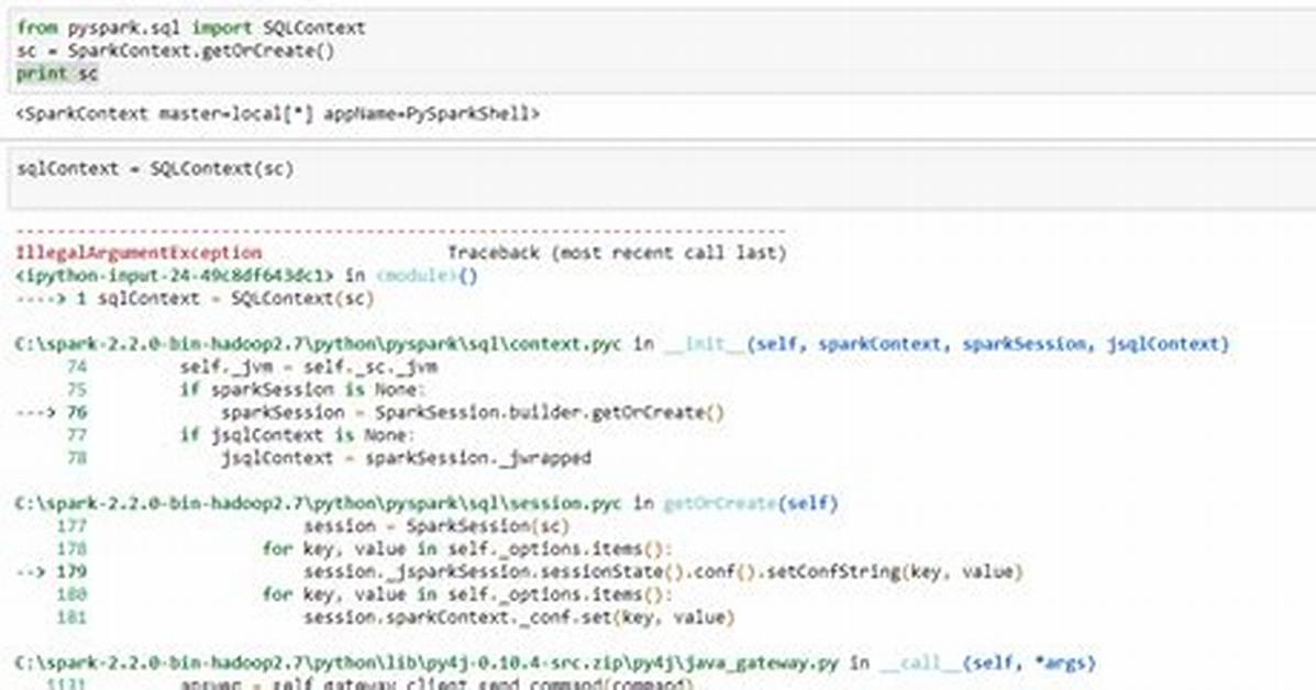 Apache Spark Error: Not Found: Value sqlContext