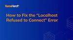 Apache2 Localhost Refused to Connect
