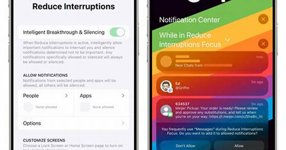 App Interruptions