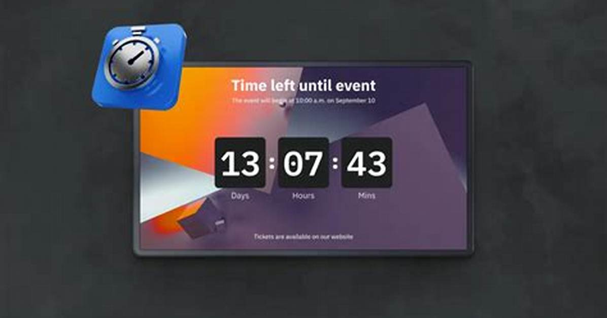[App/Widget Request] Show Timer Countdown on Lock Screen