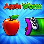 Apple with Worm