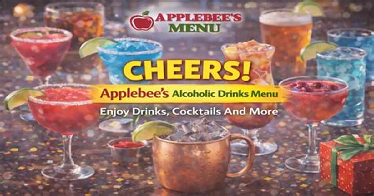 Applebees 1 Drinks