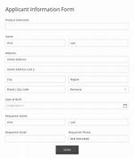 Applicant Information
