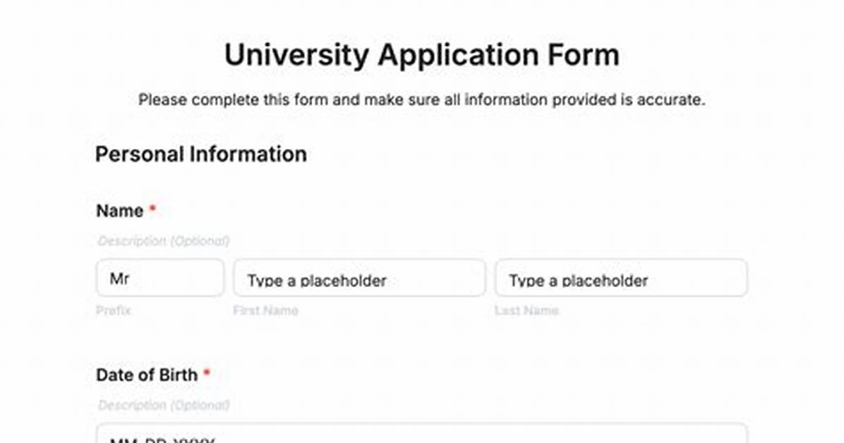 Application Information