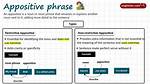 Appositive Phrase