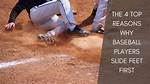 Approached Third Base Feet-First