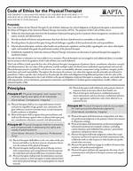 Apta Code of Ethics