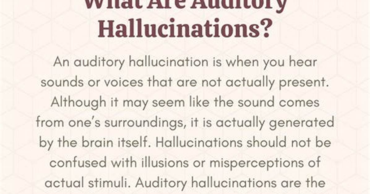Are Auditory Hallucinations Normal?