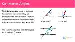 Are Co Interior Angles Equal?