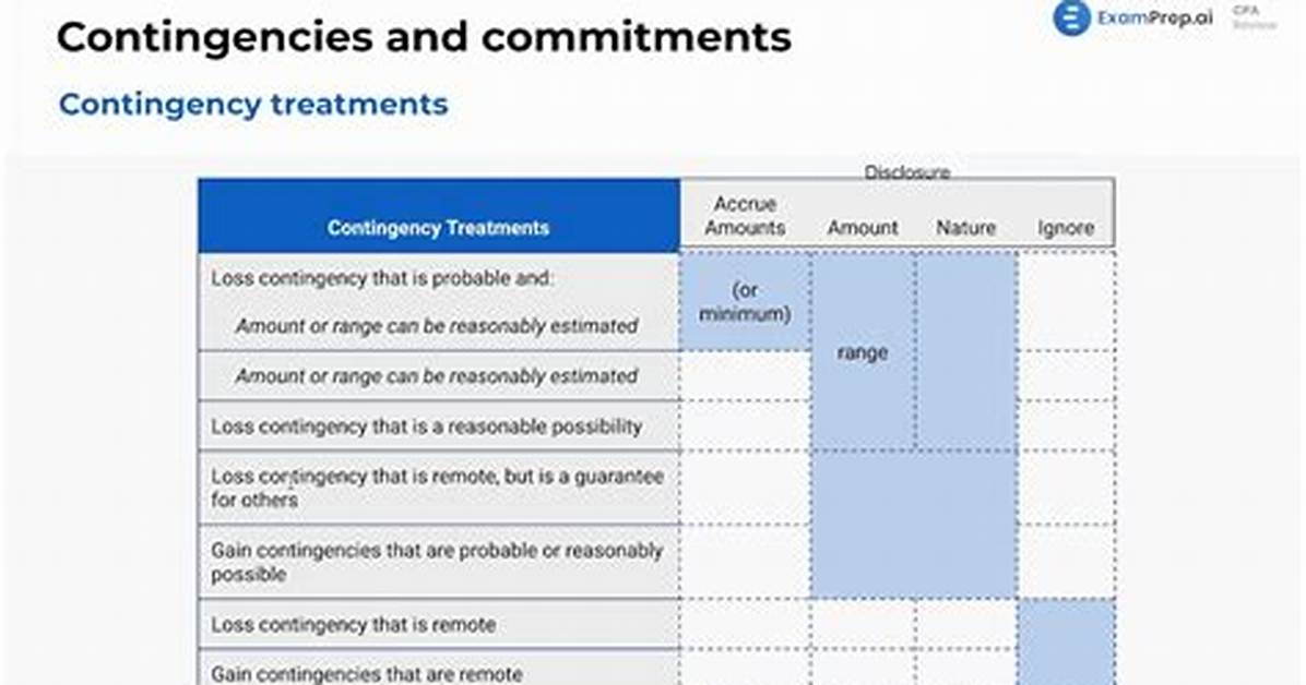 Are Commitments and Contingencies Liabilities?