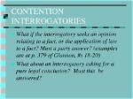 Are Contention Interrogatories Allowed?