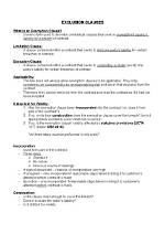 Are Exclusion Clauses Valid?