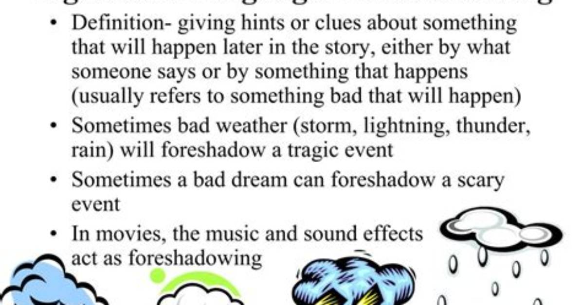 Are Foreshadowing Figurative Language?