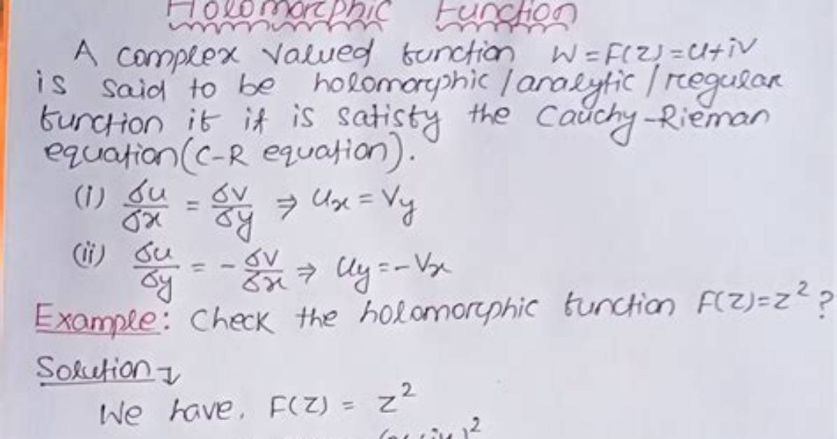 Are Holomorphic Functions Constant?