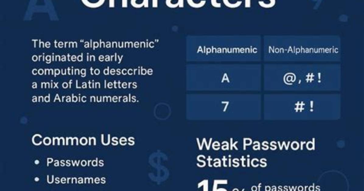 Are Lowercase Alphanumeric Characters?