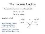 Are Modulus Function Differentiable?