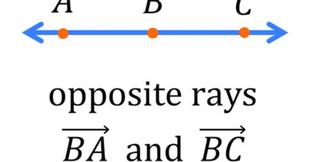 Are Opposite Rays the Same Ray