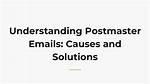 Are Postmaster Emails Real?