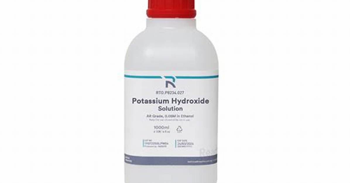 Are Potassium Hydroxide Solution?