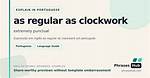 Are Regular as Clockwork?