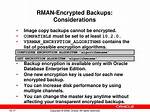 Are Rman Backups Encrypted?