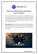 Are Scripts Allowed in Csgo?