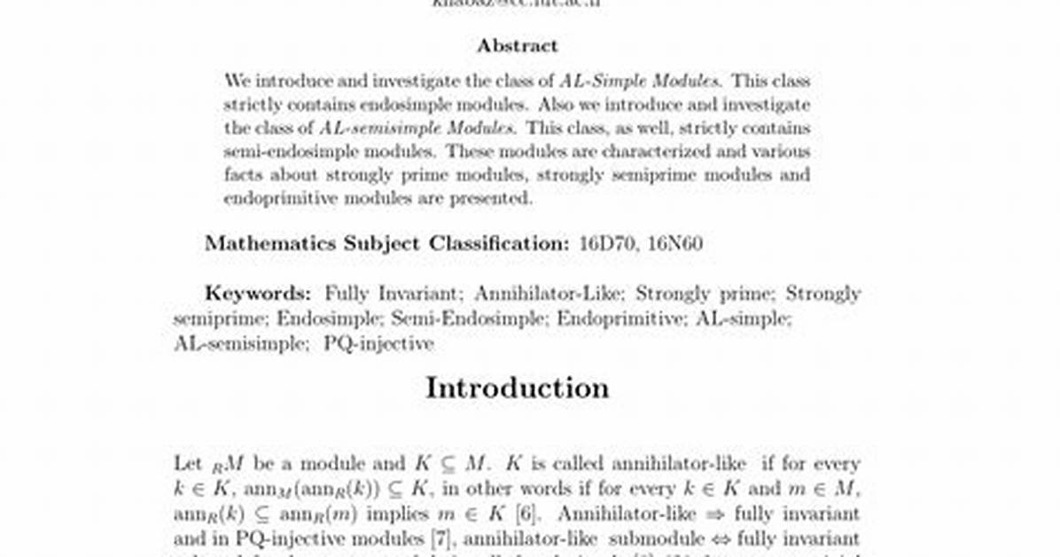 Are Simple Modules Semisimple?