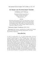 Are Simple Modules Semisimple?