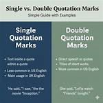 Are Single Quotation Marks?