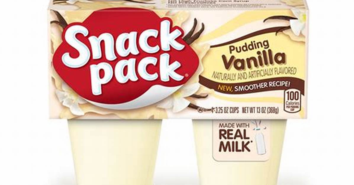 Are Snack Pack Pudding?