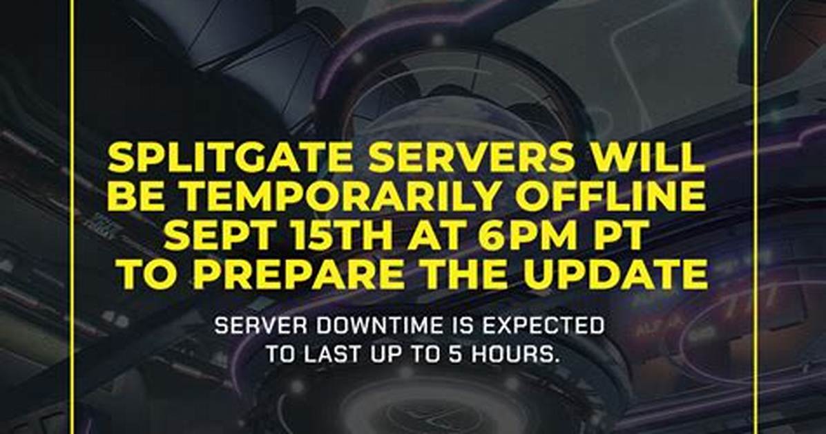 Are Splitgate Servers Back up?