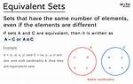 Are the Sets Equivalent?