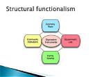 Are the Structural Functionalism?