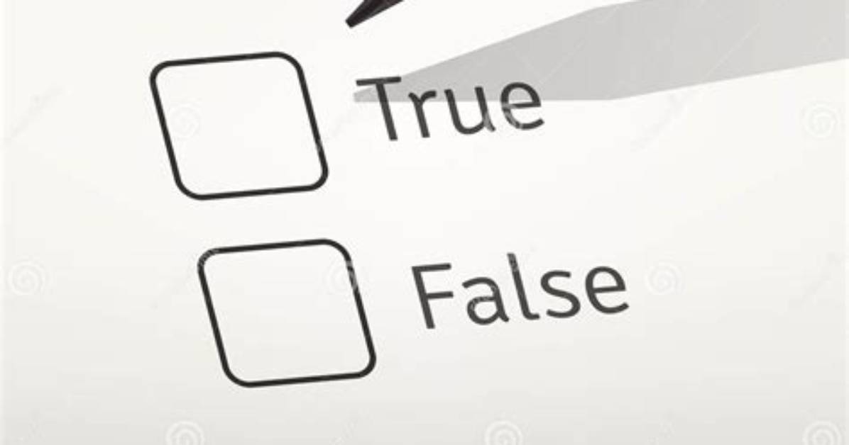 Are True False Test?
