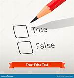 Are True False Test?