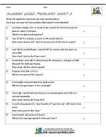 Are Word Problems Algebra?