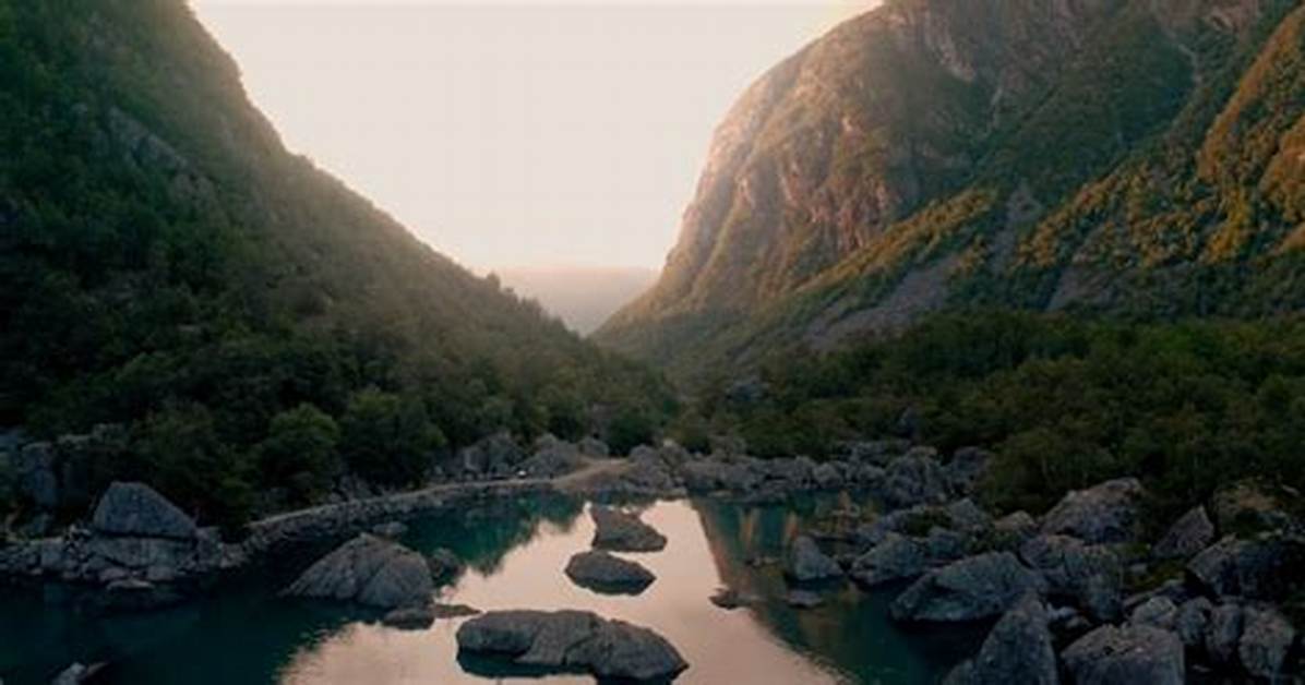 Area Between Mountains