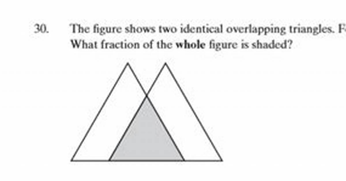Area Between Two Overlapping Triangles