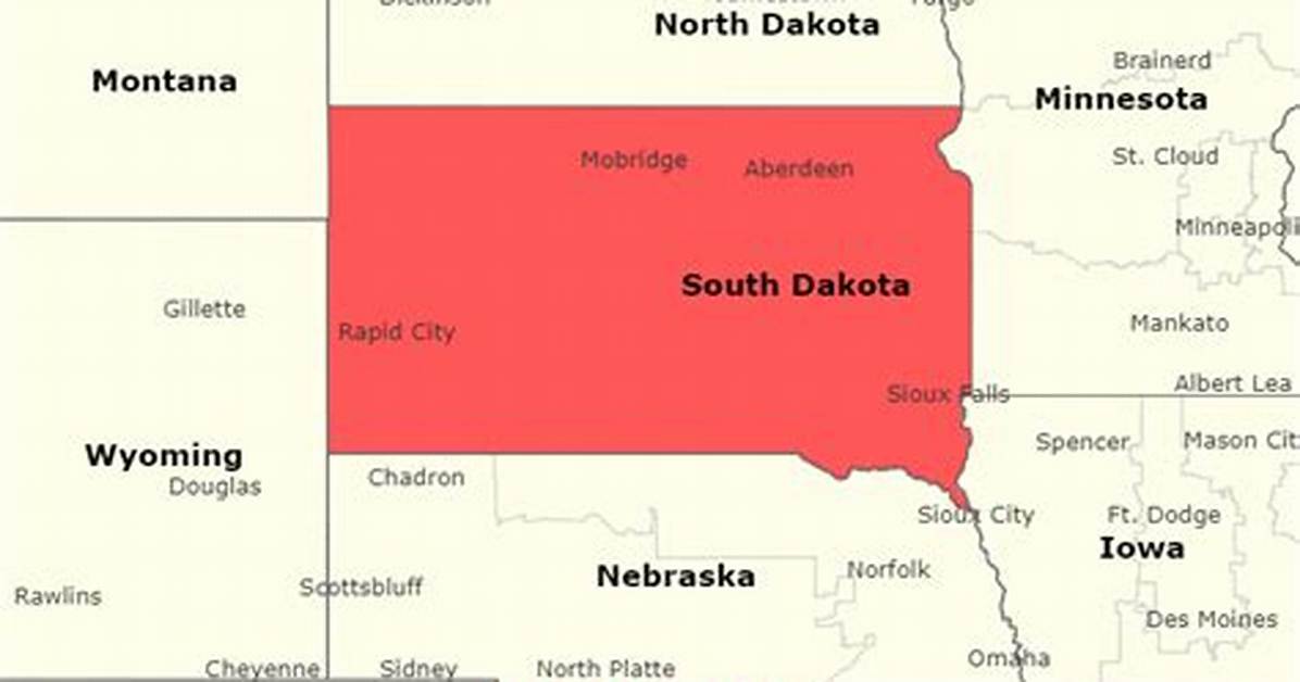 Area Code 605 Location