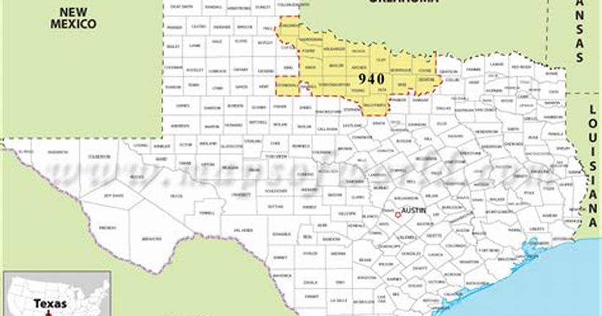 Area Code 940 Location