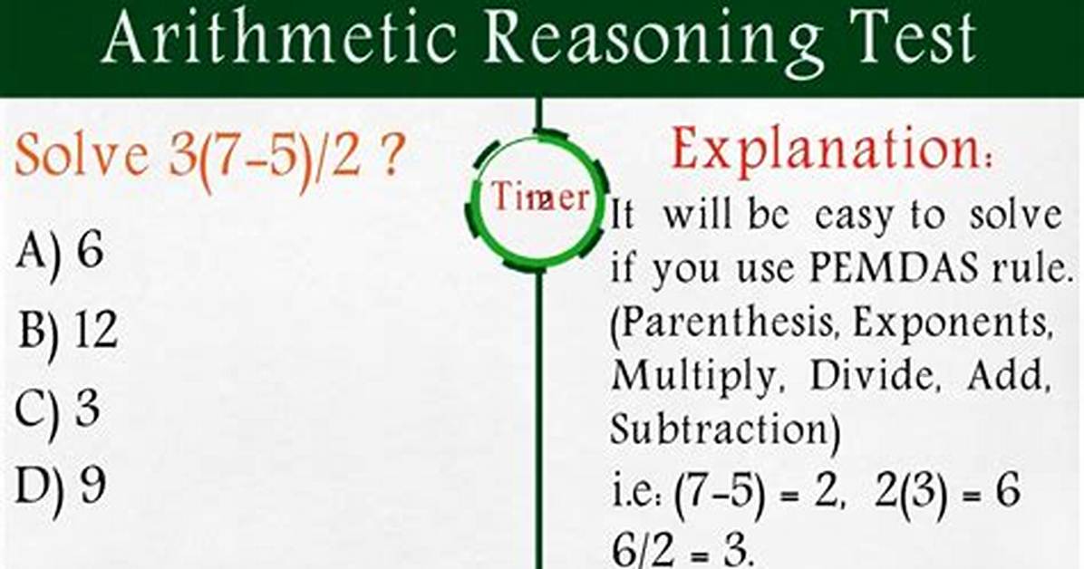 Arithmetic Reasoning
