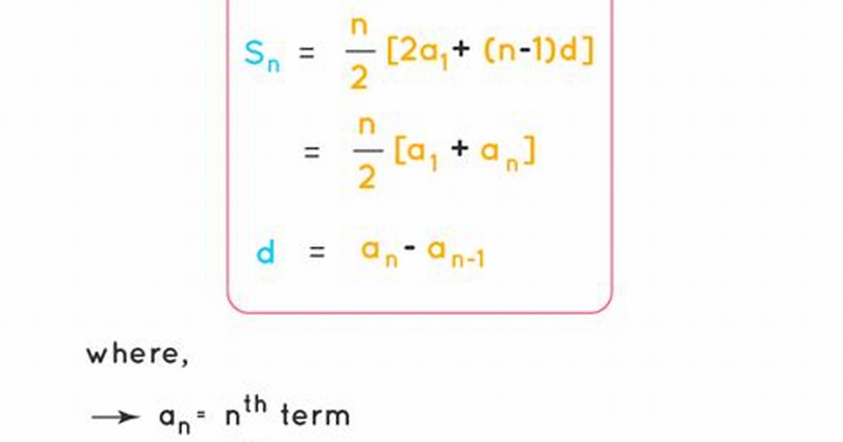 Arithmetic Sequence Formula