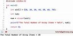Array Size (Length) in C#