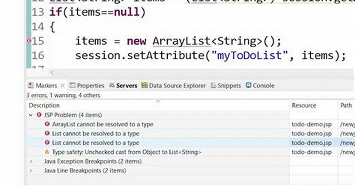 Arraylist Cannot Be Resolved to a Type